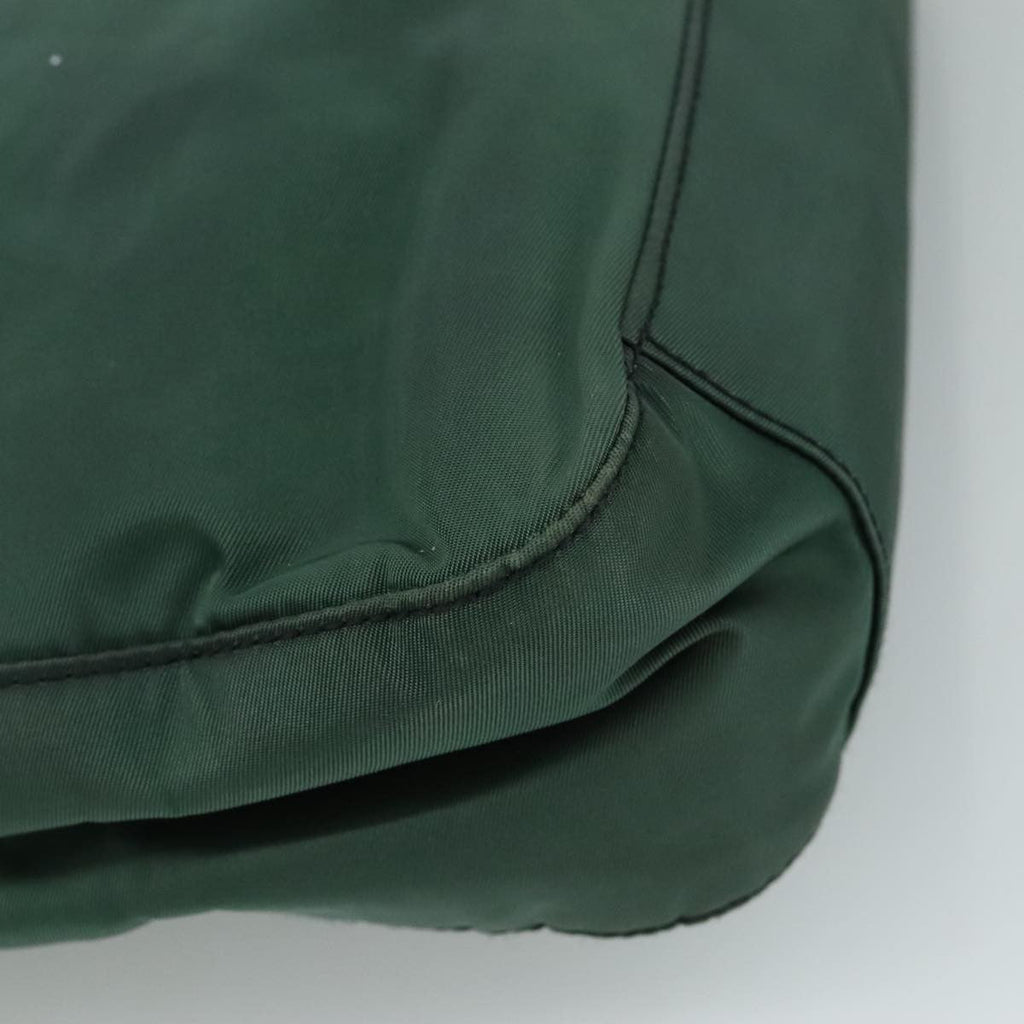 Prada Vintage Shoulder Bag Tessuto Green Nylon Shoulder Bag Bag (Pre-Owned)