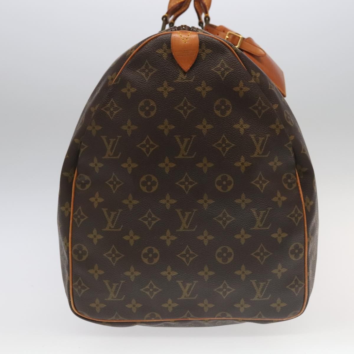 Louis Vuitton Keepall Bag Monogram Canvas Brown Canvas Travel Bag Bag (Pre-Owned)