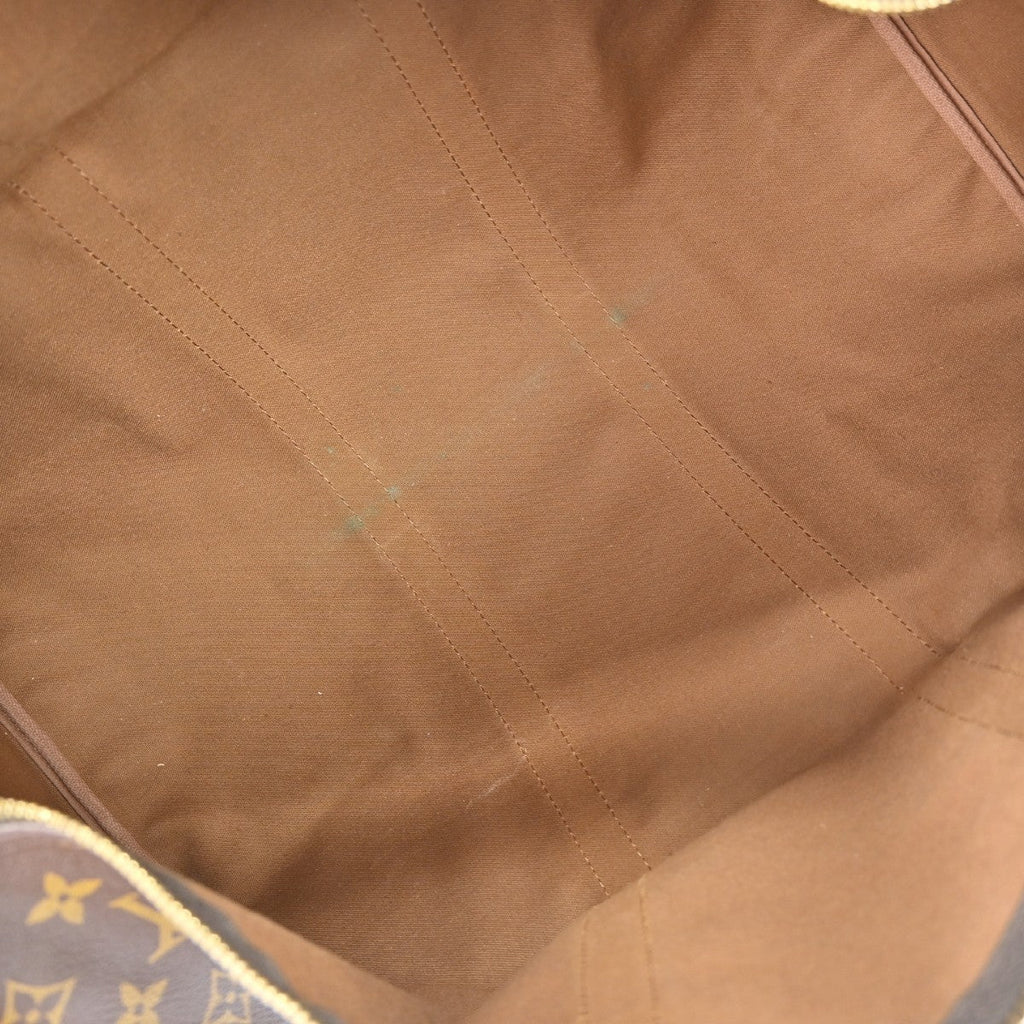 Louis Vuitton Keepall Bag Monogram Canvas Brown Canvas Travel Bag Bag (Pre-Owned)