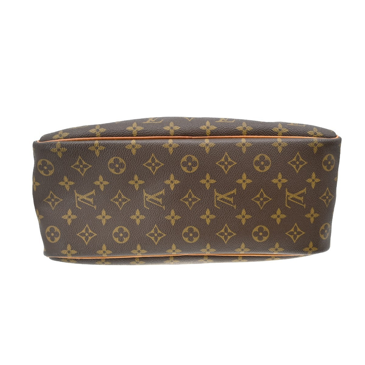 Louis Vuitton Deauville Handbag Monogram Canvas Brown Canvas Handbag (Pre-Owned)