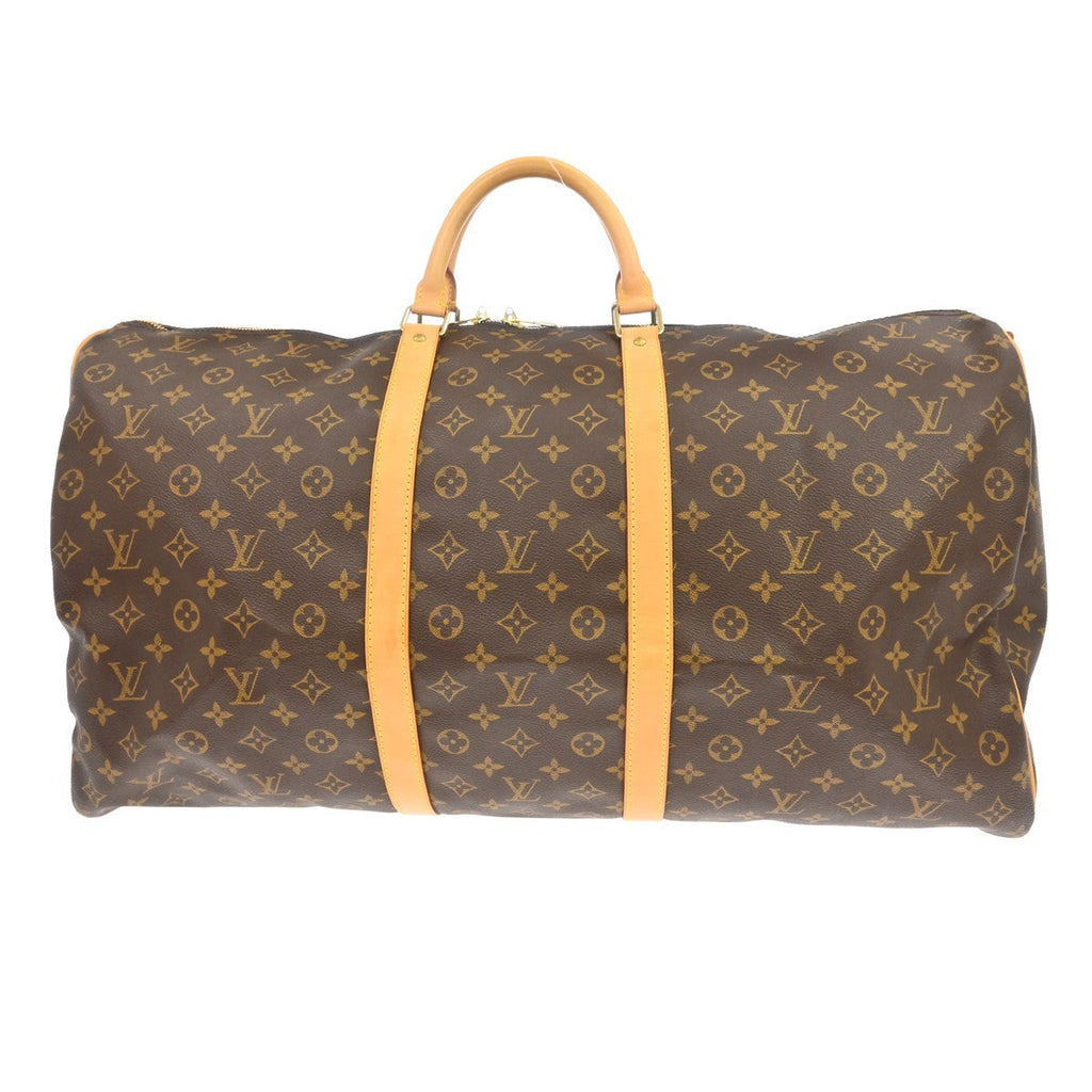Louis Vuitton Keepall Bag Monogram Canvas Brown Canvas Travel Bag Bag (Pre-Owned)