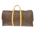 Louis Vuitton Keepall Bag Monogram Canvas Brown Canvas Travel Bag Bag (Pre-Owned)