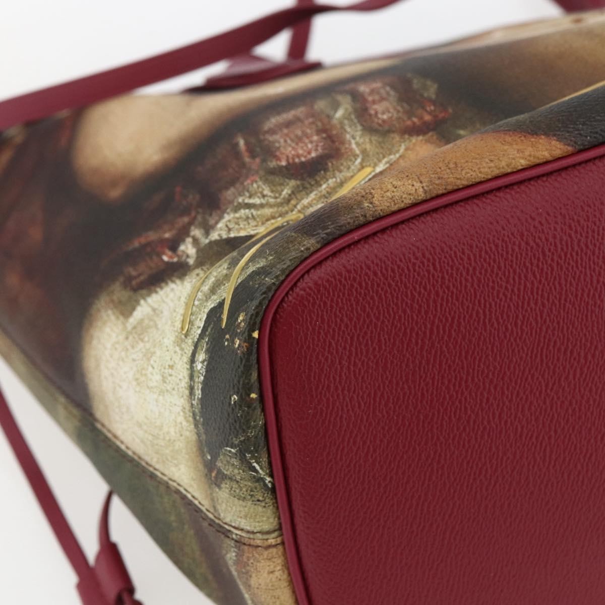 Louis Vuitton Neverfull Nm Tote Limited Edition Jeff Koons Titian Print Canvas Multicolour Canvas Tote Bag Bag (Pre-Owned)