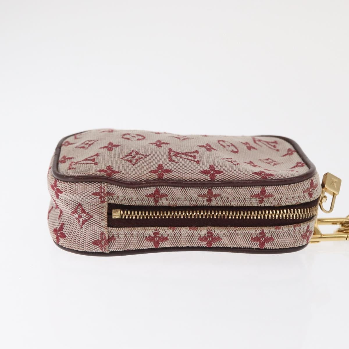 Louis Vuitton Camera Bag Mini Lin Red Canvas Clutche & Pouche Bag (Pre-Owned)