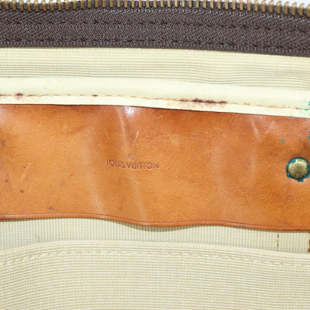Louis Vuitton Sirius Handbag Monogram Canvas Brown Canvas Travel Bag Bag (Pre-Owned)