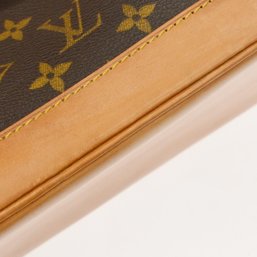 Louis Vuitton Alma Handbag Monogram Canvas Brown Canvas Handbag (Pre-Owned)