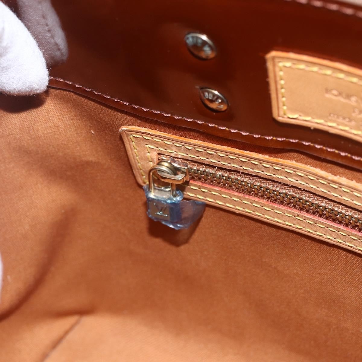 Louis Vuitton Reade Handbag Monogram Vernis Brown Patent_Leather Handbag (Pre-Owned)