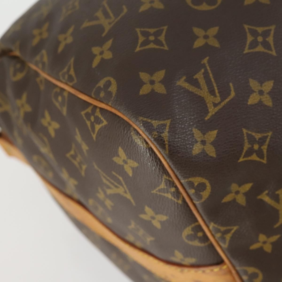 Louis Vuitton Keepall Bandouliere Bag Monogram Canvas Brown Canvas Travel Bag Bag (Pre-Owned)