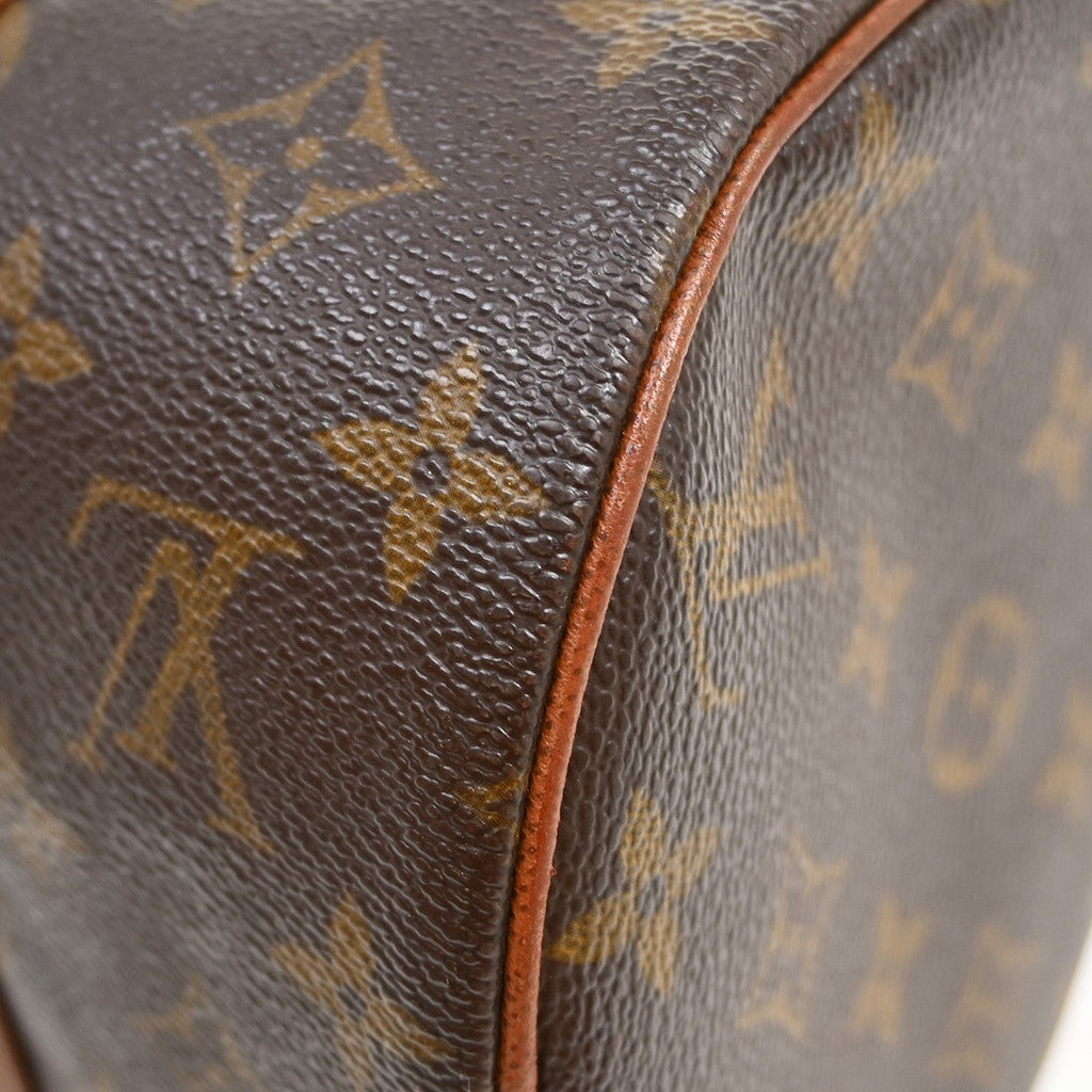 Louis Vuitton Papillon Handbag Monogram Canvas Brown Canvas Handbag (Pre-Owned)