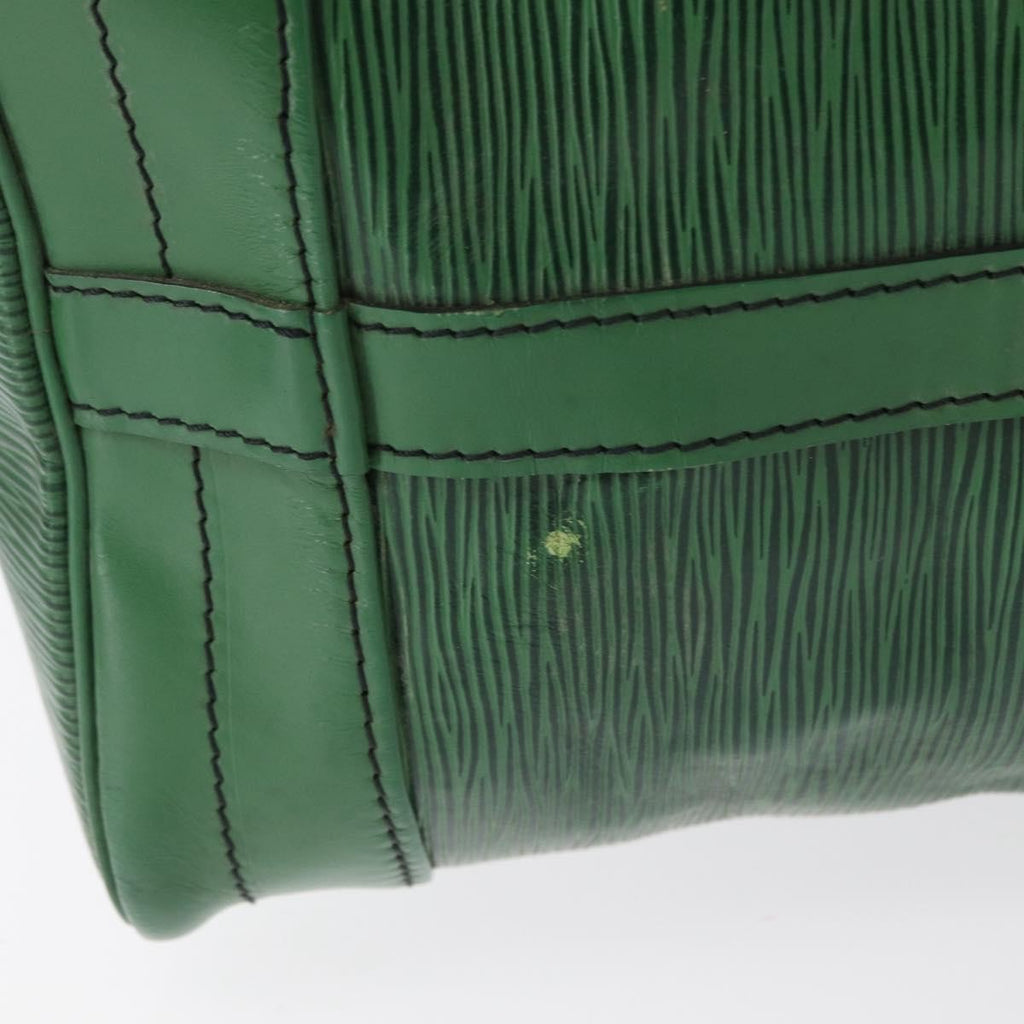 Louis Vuitton Noe Handbag Epi Leather Green Leather Shoulder Bag Bag (Pre-Owned)