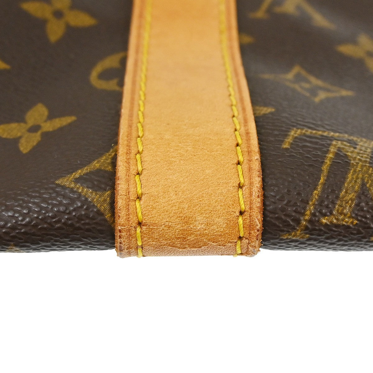 Louis Vuitton Keepall Bag Monogram Canvas Brown Canvas Travel Bag Bag (Pre-Owned)