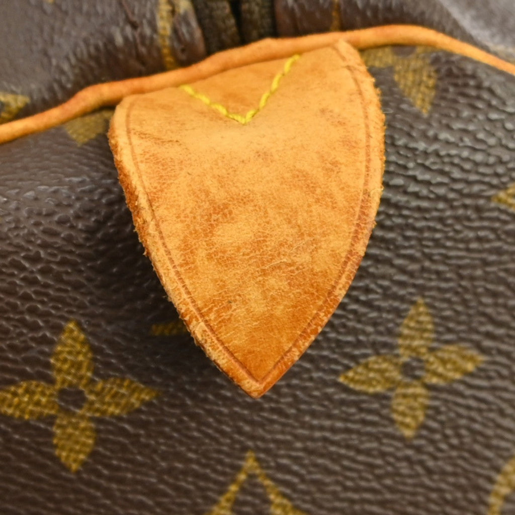 Louis Vuitton Keepall Bag Monogram Canvas Brown Canvas Travel Bag Bag (Pre-Owned)