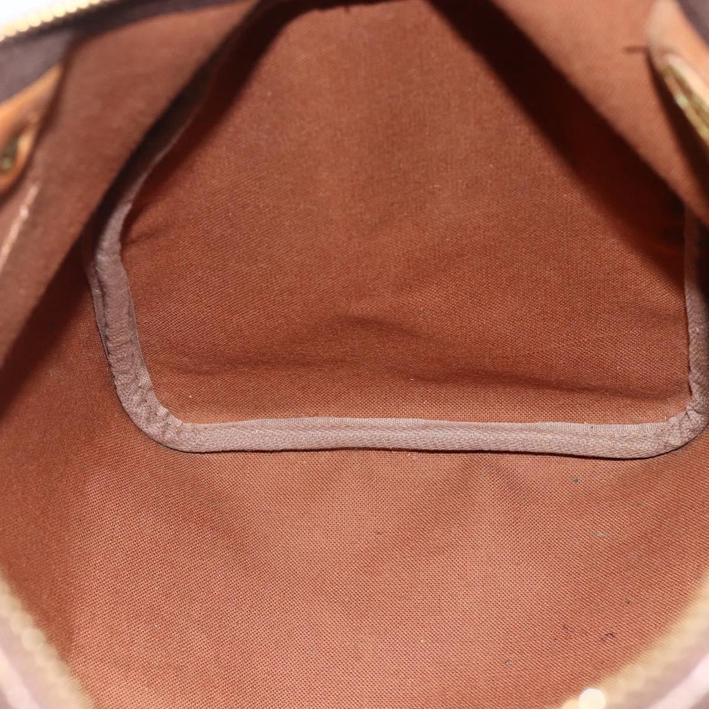 Louis Vuitton Speedy Handbag Monogram Canvas Brown Canvas Handbag (Pre-Owned)