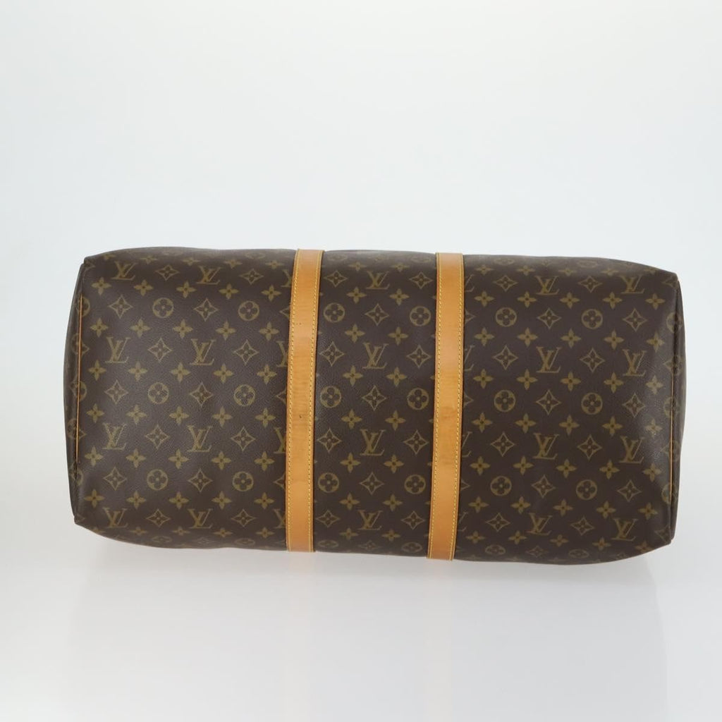 Louis Vuitton Keepall Bag Monogram Canvas Brown Canvas Travel Bag Bag (Pre-Owned)