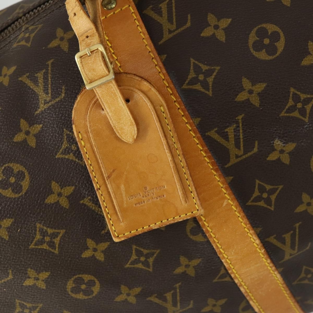 Louis Vuitton Keepall Bag Monogram Canvas Brown Canvas Travel Bag Bag (Pre-Owned)