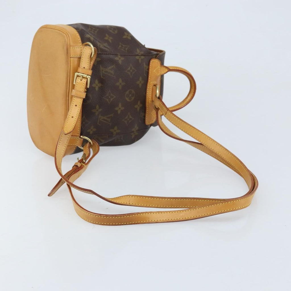 Louis Vuitton Vintage Montsouris Backpack Monogram Canvas Brown Canvas Handbag (Pre-Owned)