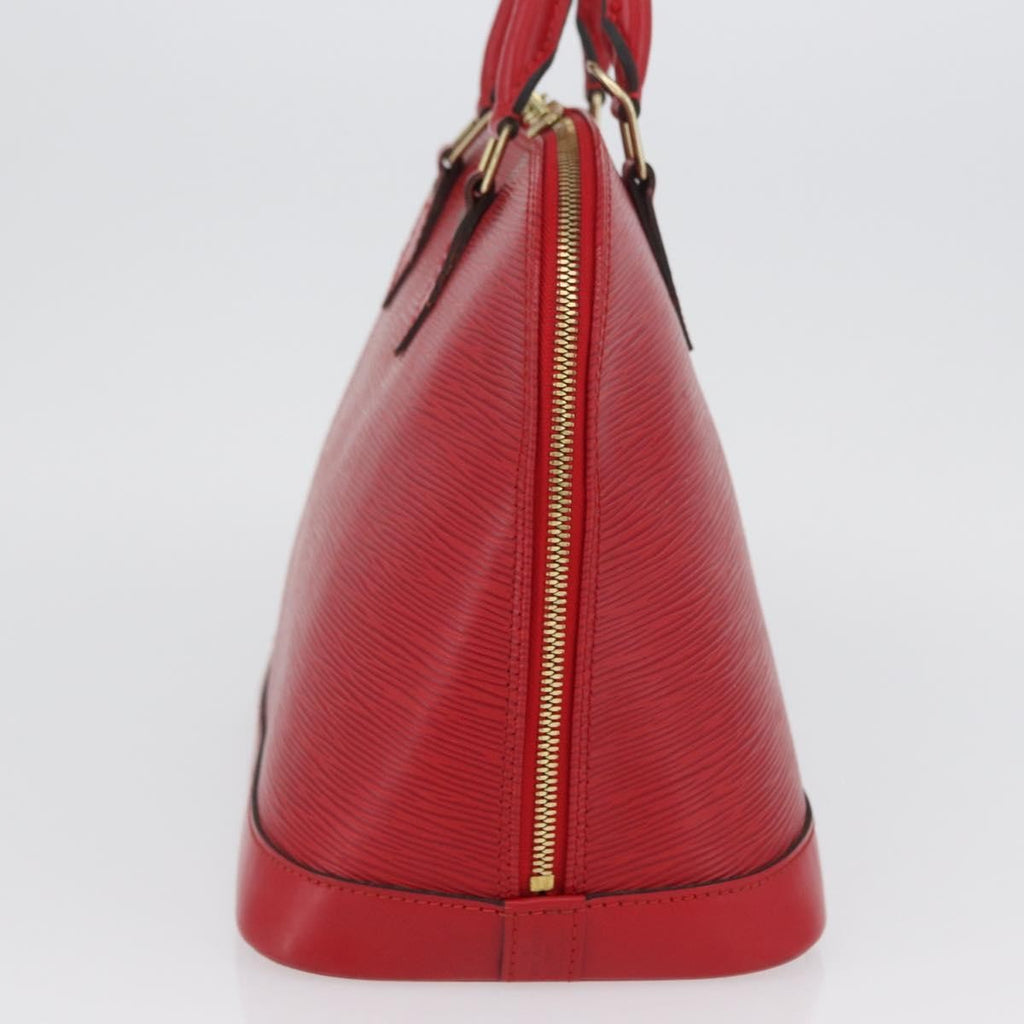 Louis Vuitton Alma Handbag Epi Leather Red Leather Handbag (Pre-Owned)