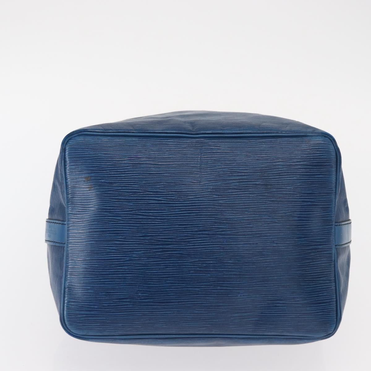 Louis Vuitton Noe Handbag Epi Leather Blue Leather Shoulder Bag Bag (Pre-Owned)