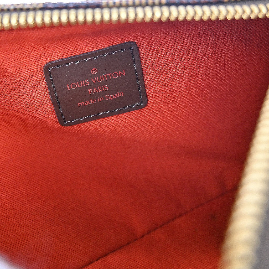 Louis Vuitton Geronimos Waist Bag Damier Brown Canvas Shoulder Bag Bag (Pre-Owned)