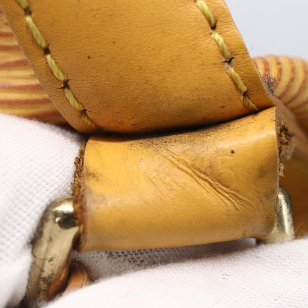 Louis Vuitton Petit Noe Nm Handbag Epi Leather Yellow Leather Shoulder Bag Bag (Pre-Owned)