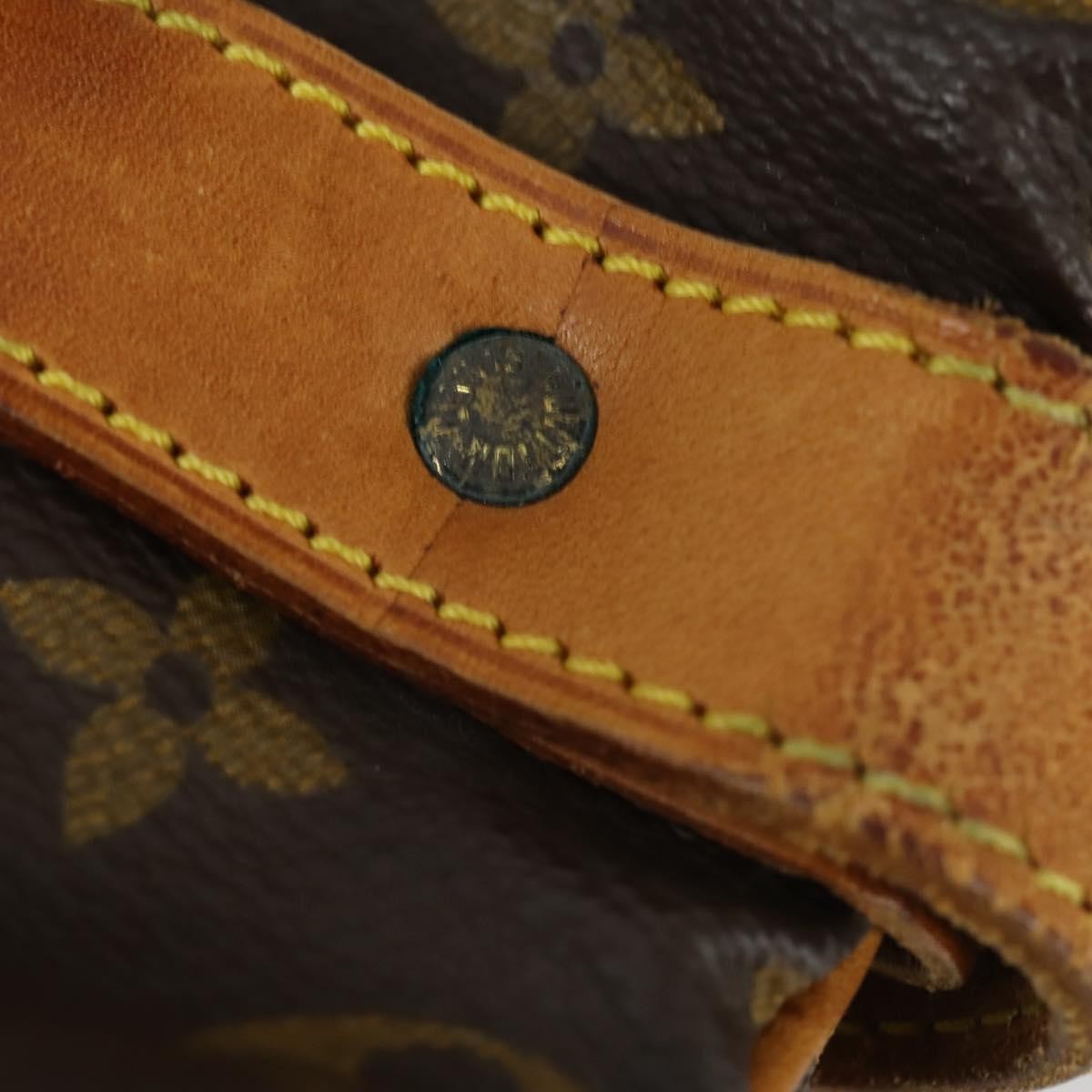 Louis Vuitton Saumur Handbag Monogram Canvas Brown Canvas Shoulder Bag Bag (Pre-Owned)