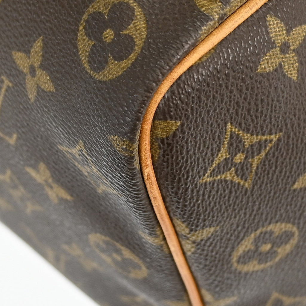Louis Vuitton Keepall Bag Monogram Canvas Brown Canvas Travel Bag Bag (Pre-Owned)