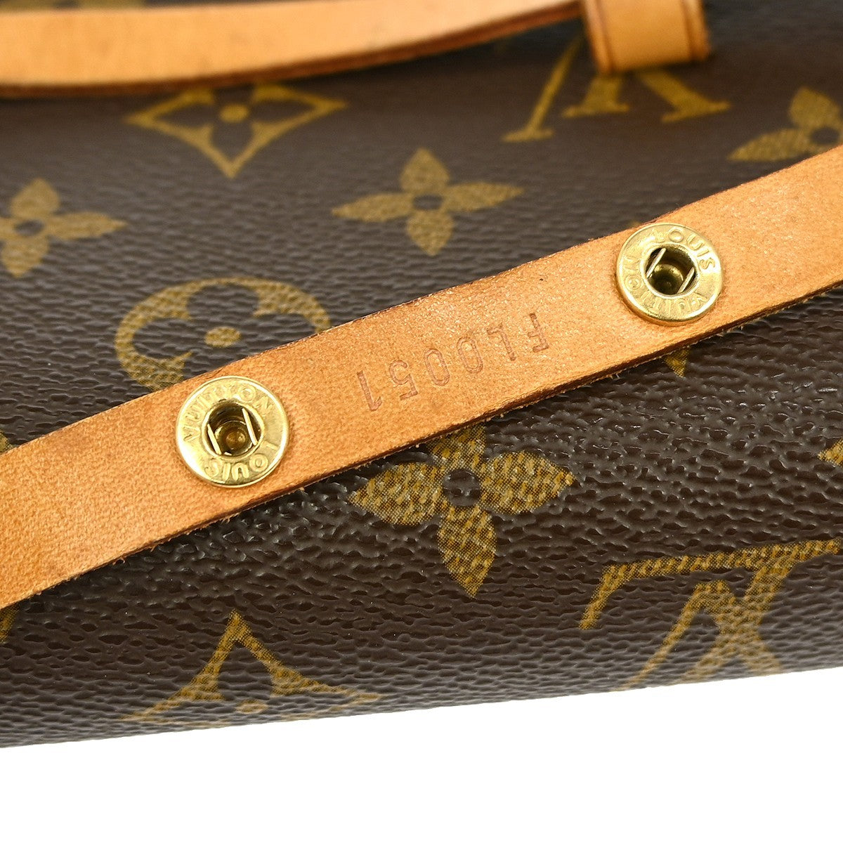 Louis Vuitton Florentine Waist Bag Monogram Canvas Brown Canvas Clutche & Pouche Bag (Pre-Owned)
