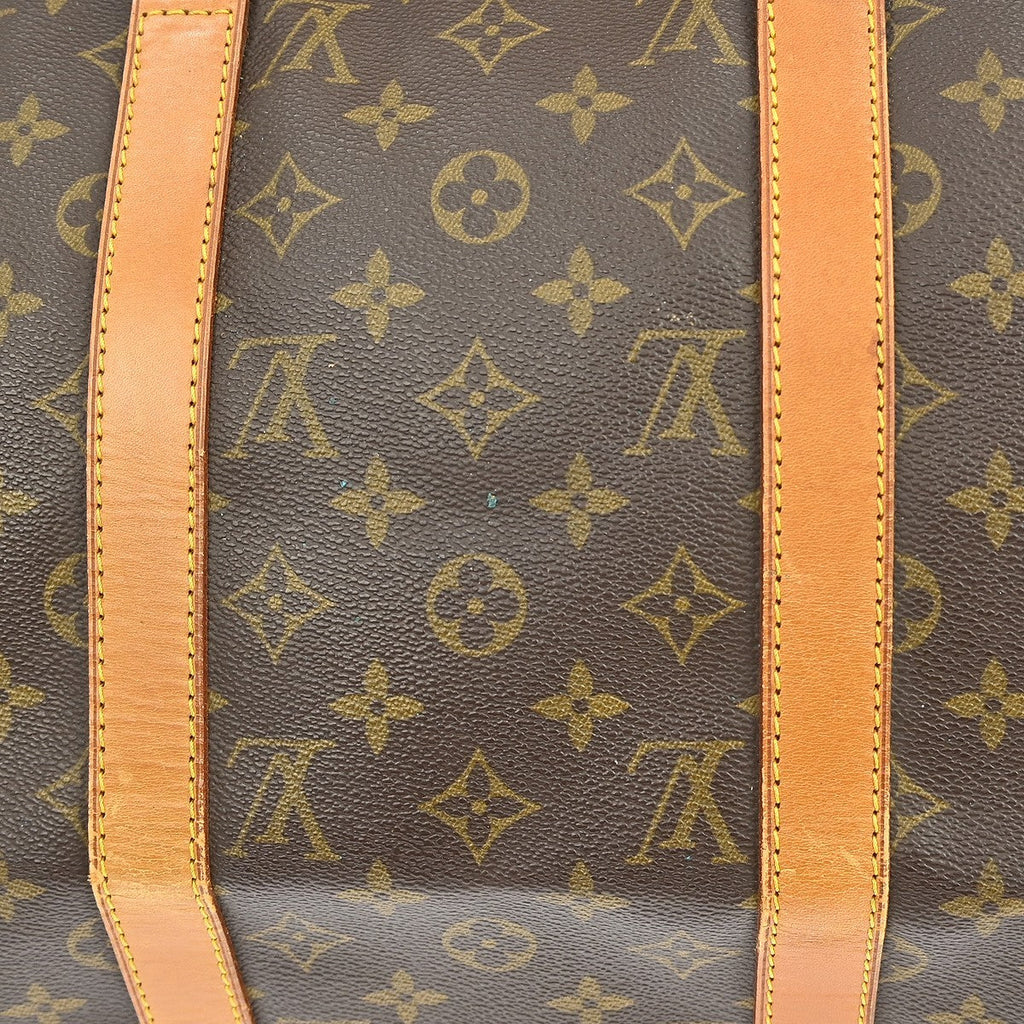 Louis Vuitton Keepall Bag Monogram Canvas Brown Canvas Travel Bag Bag (Pre-Owned)