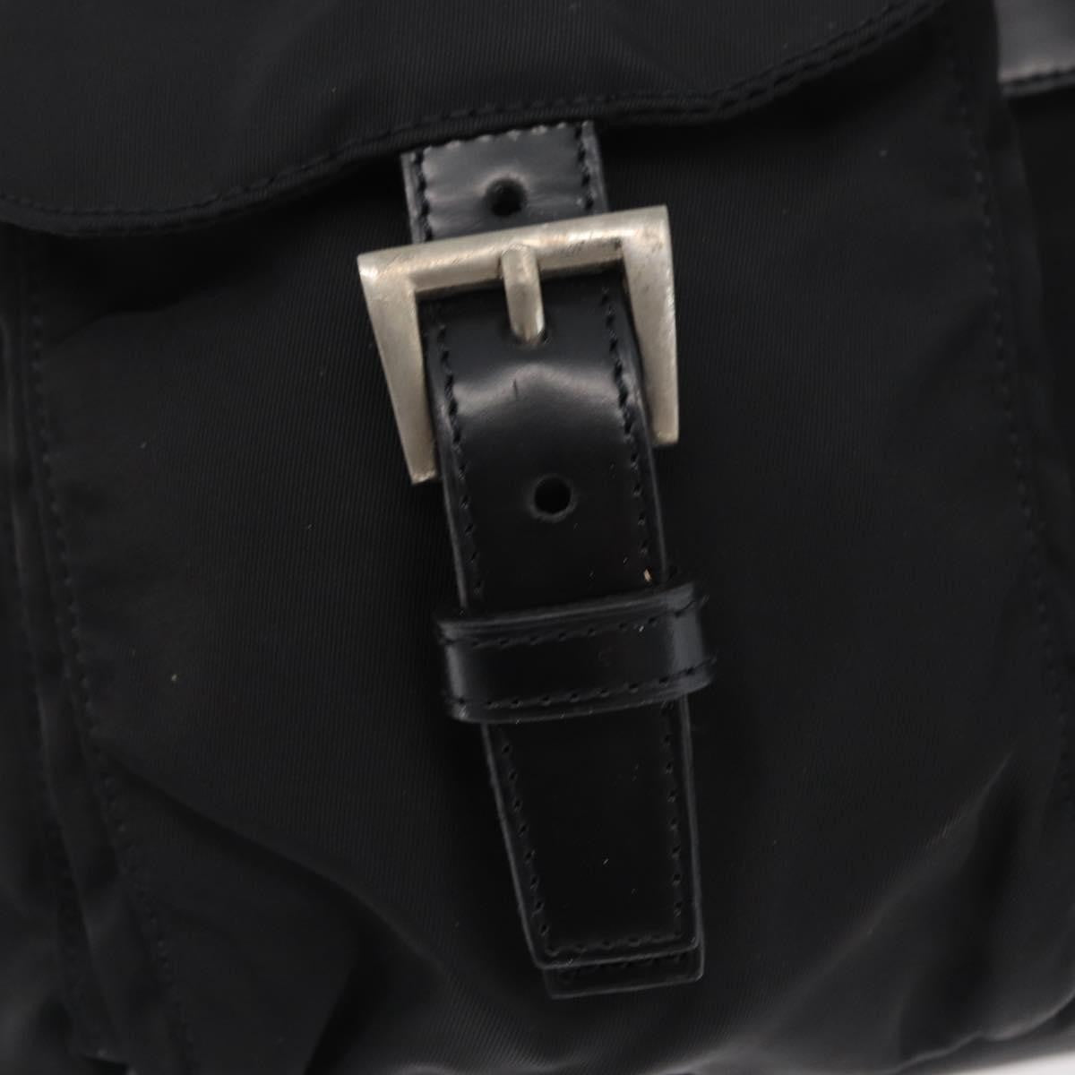 Prada Sac À Dos Re-Nylon Nylon Black Nylon Backpack Bag (Pre-Owned)