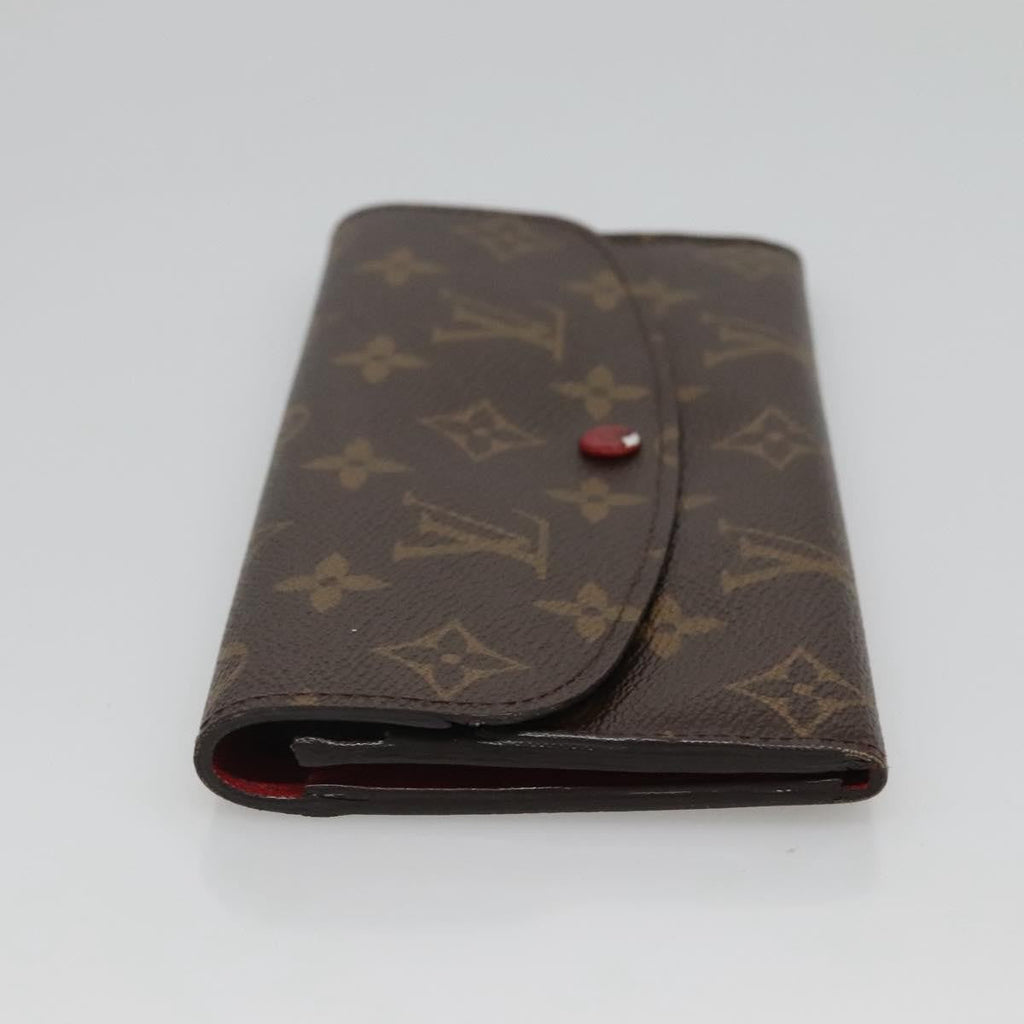 Louis Vuitton Emilie Wallet Monogram Canvas Red Canvas Wallets Accessory (Pre-Owned)