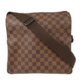 Louis Vuitton Naviglio Handbag Damier Brown Canvas Shoulder Bag Bag (Pre-Owned)