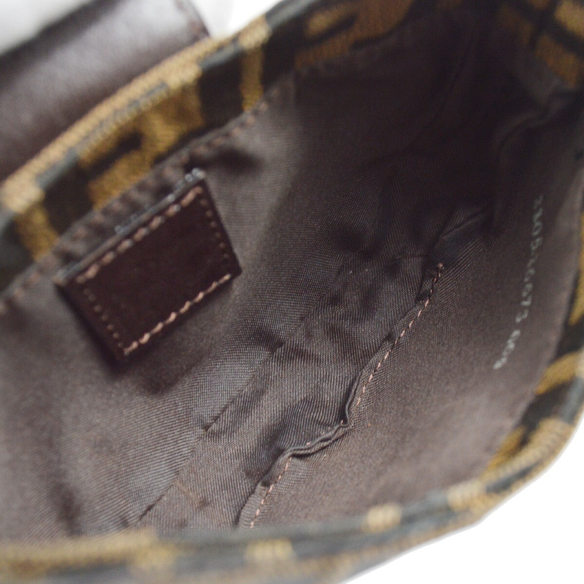 Fendi Cookie Hobo Zucca Canvas Brown Canvas Clutche & Pouche Bag (Pre-Owned)