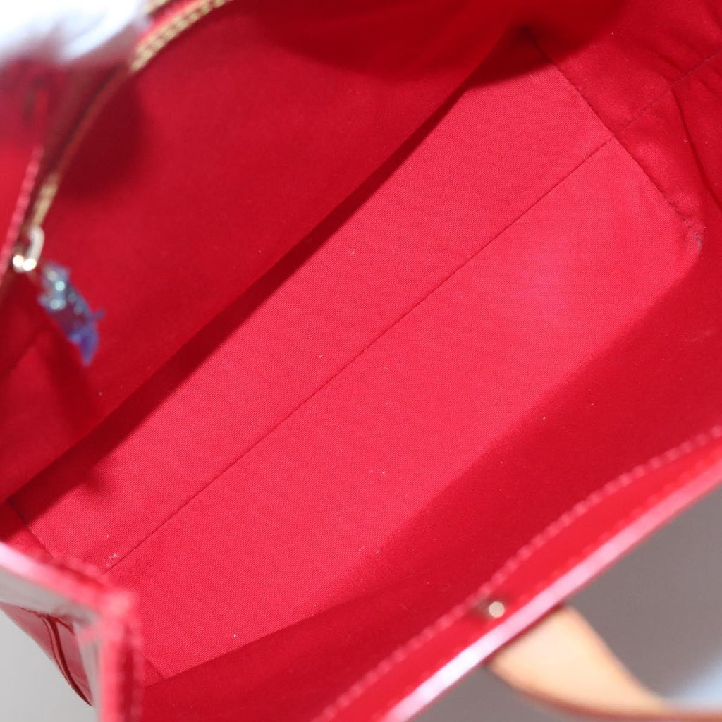 Louis Vuitton Reade Handbag Monogram Vernis Red Patent_Leather Handbag (Pre-Owned)