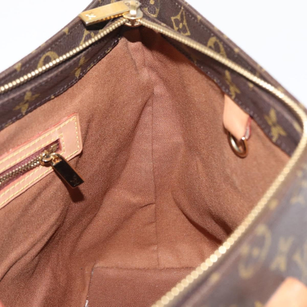 Louis Vuitton Cabas Mezzo Monogram Canvas Brown Canvas Tote Bag Bag (Pre-Owned)