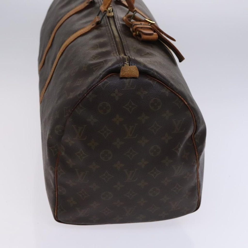 Louis Vuitton Keepall Bag Monogram Canvas Brown Canvas Travel Bag Bag (Pre-Owned)