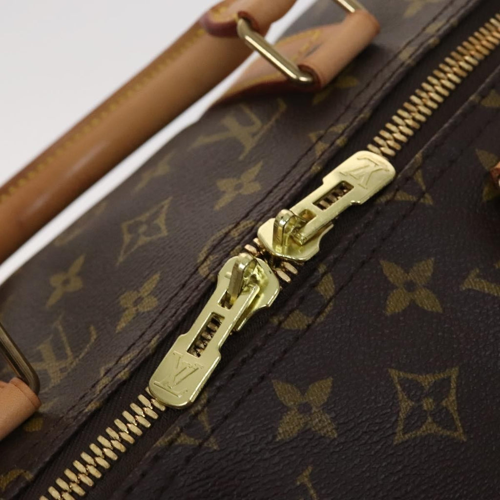 Louis Vuitton Keepall Bag Monogram Canvas Brown Canvas Travel Bag Bag (Pre-Owned)