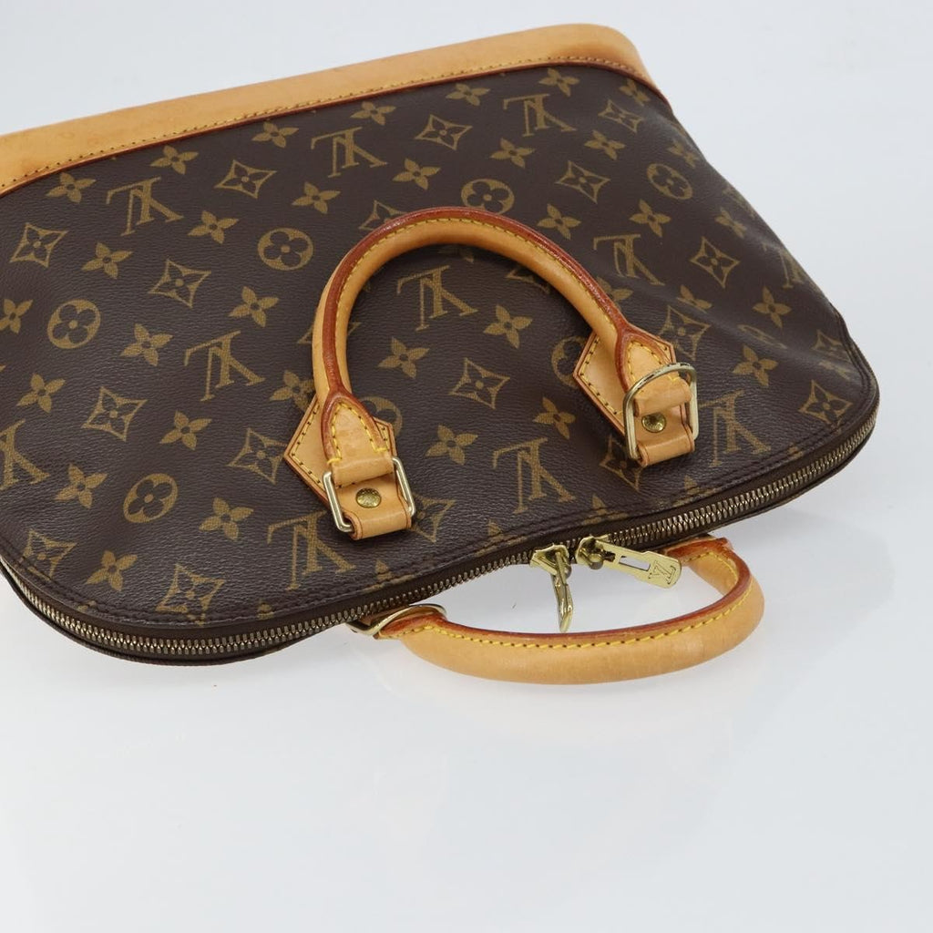 Louis Vuitton Alma Handbag Monogram Canvas Brown Canvas Handbag (Pre-Owned)