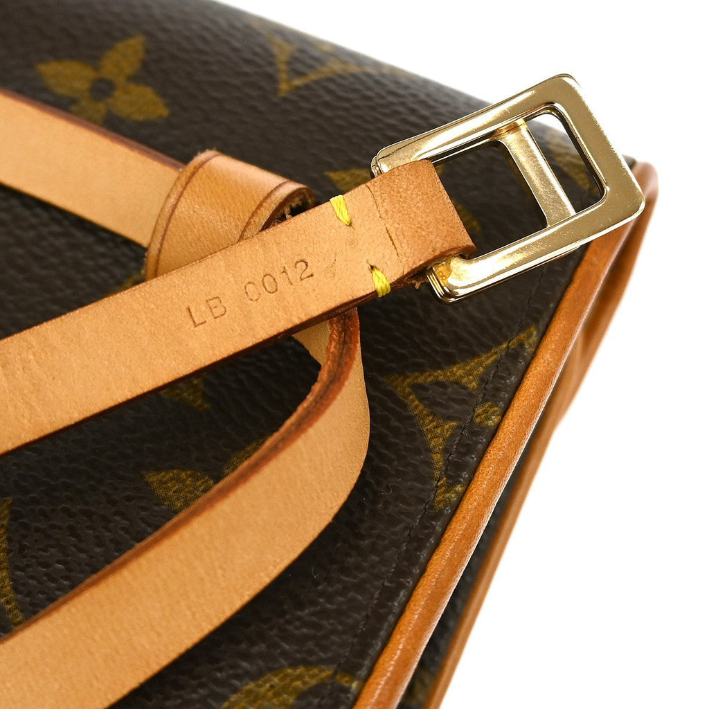 Louis Vuitton Florentine Waist Bag Monogram Canvas Brown Canvas Clutche & Pouche Bag (Pre-Owned)