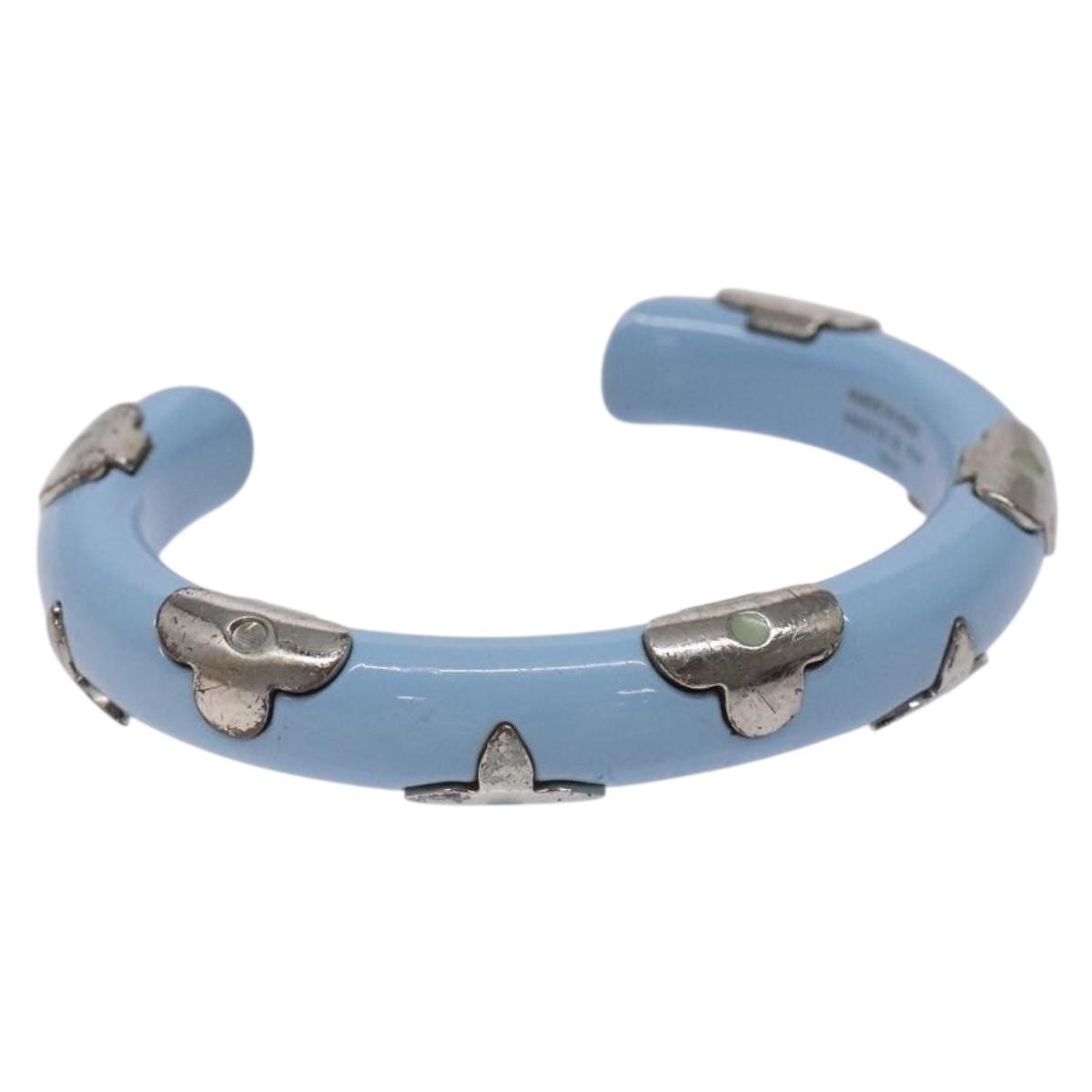 Louis Vuitton Daily Monogram Bracelet Metal Blue Metal Bracelet Jewelry (Pre-Owned)