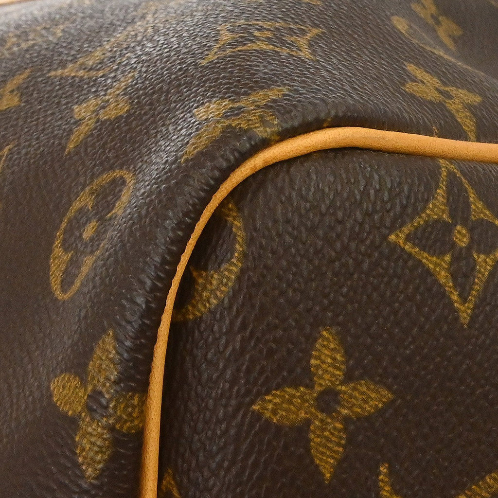 Louis Vuitton Keepall Bag Monogram Canvas Brown Canvas Travel Bag Bag (Pre-Owned)