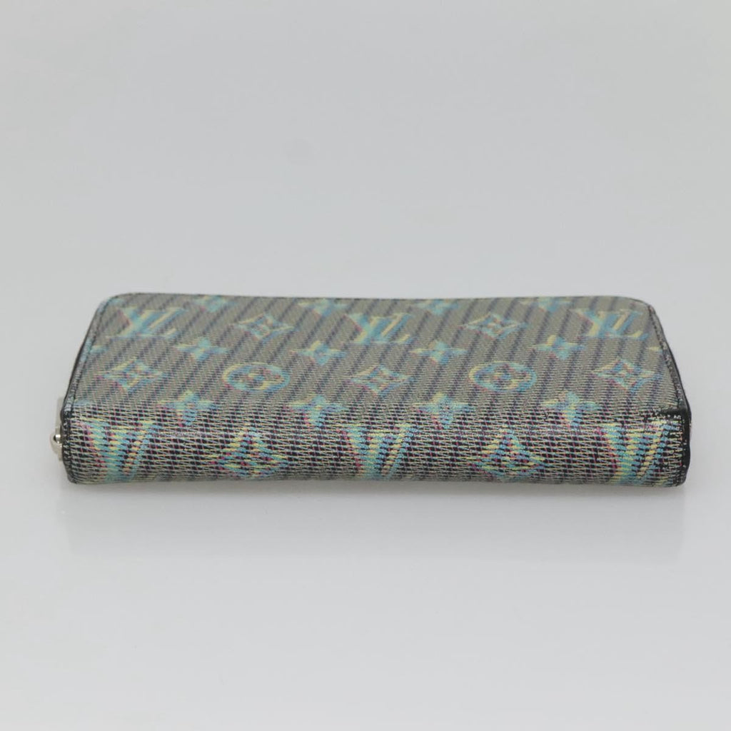 Louis Vuitton Zippy Wallet Nm Monogram Lv Pop Green Canvas Wallets Accessory (Pre-Owned)