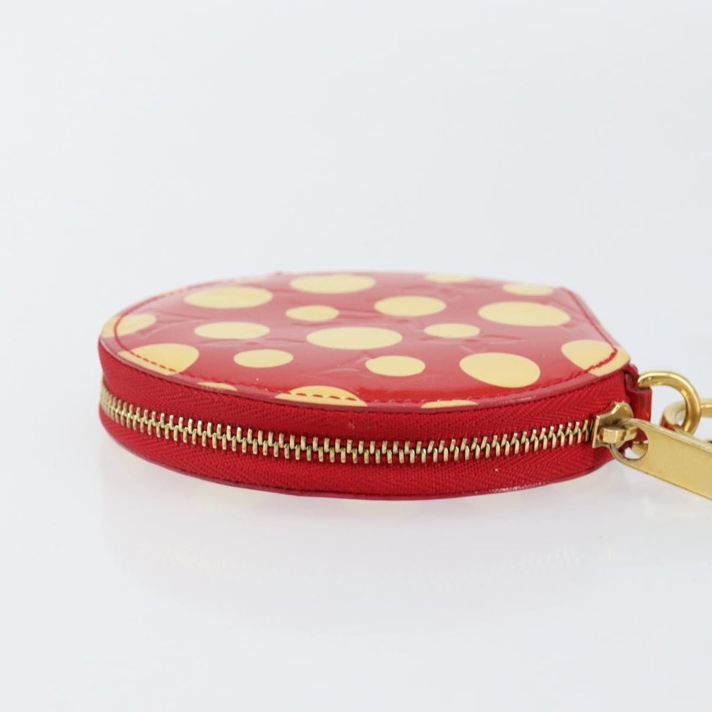 Louis Vuitton Boite Chapeau Coin Purse Patent Leather Red Patent_Leather Wallets Accessory (Pre-Owned)