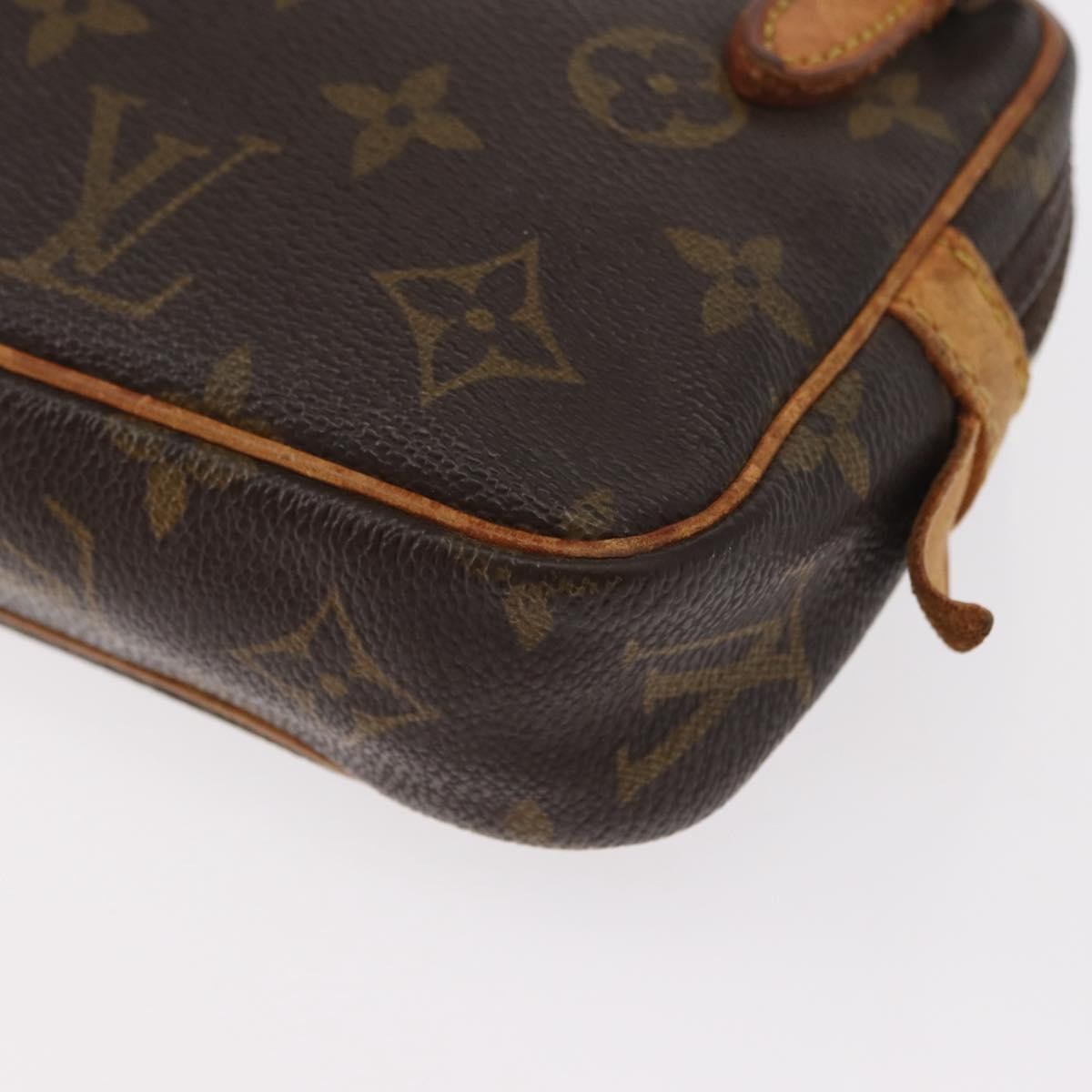 Louis Vuitton Pochette Marly Bandouliere Bag Monogram Canvas Brown Canvas Clutche & Pouche Bag (Pre-Owned)