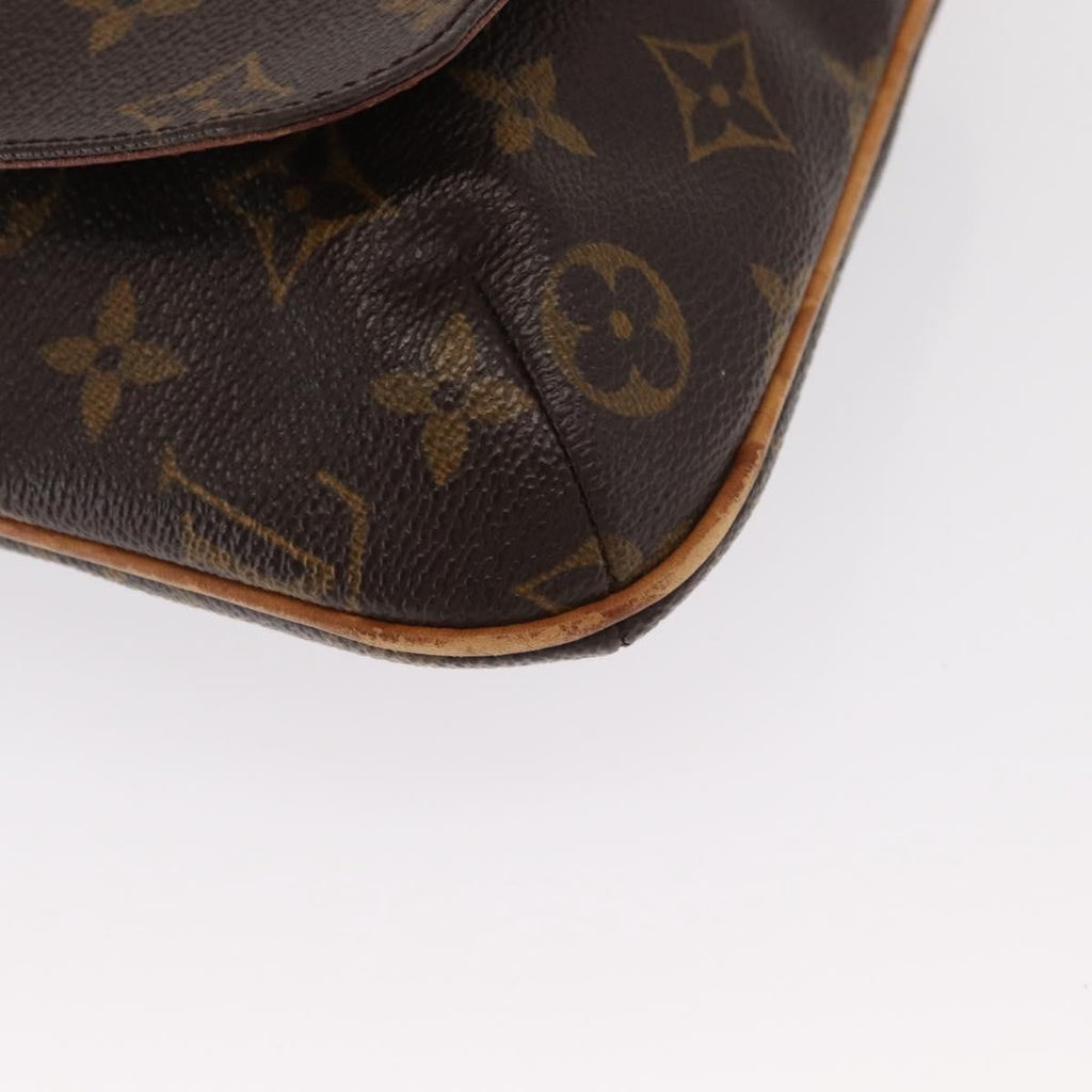 Louis Vuitton Musette Salsa Handbag Monogram Canvas Brown Canvas Shoulder Bag Bag (Pre-Owned)
