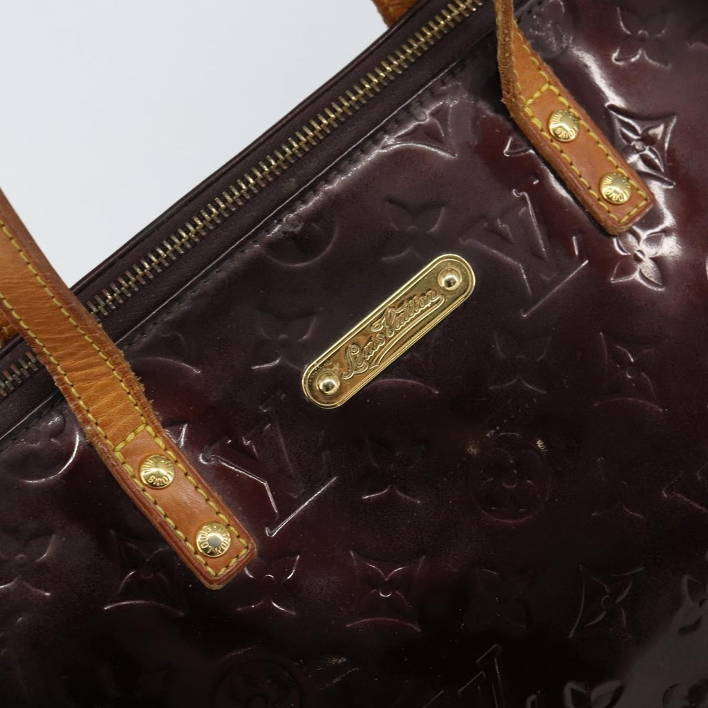 Louis Vuitton Bellevue Handbag Monogram Vernis Purple Patent_Leather Tote Bag Bag (Pre-Owned)