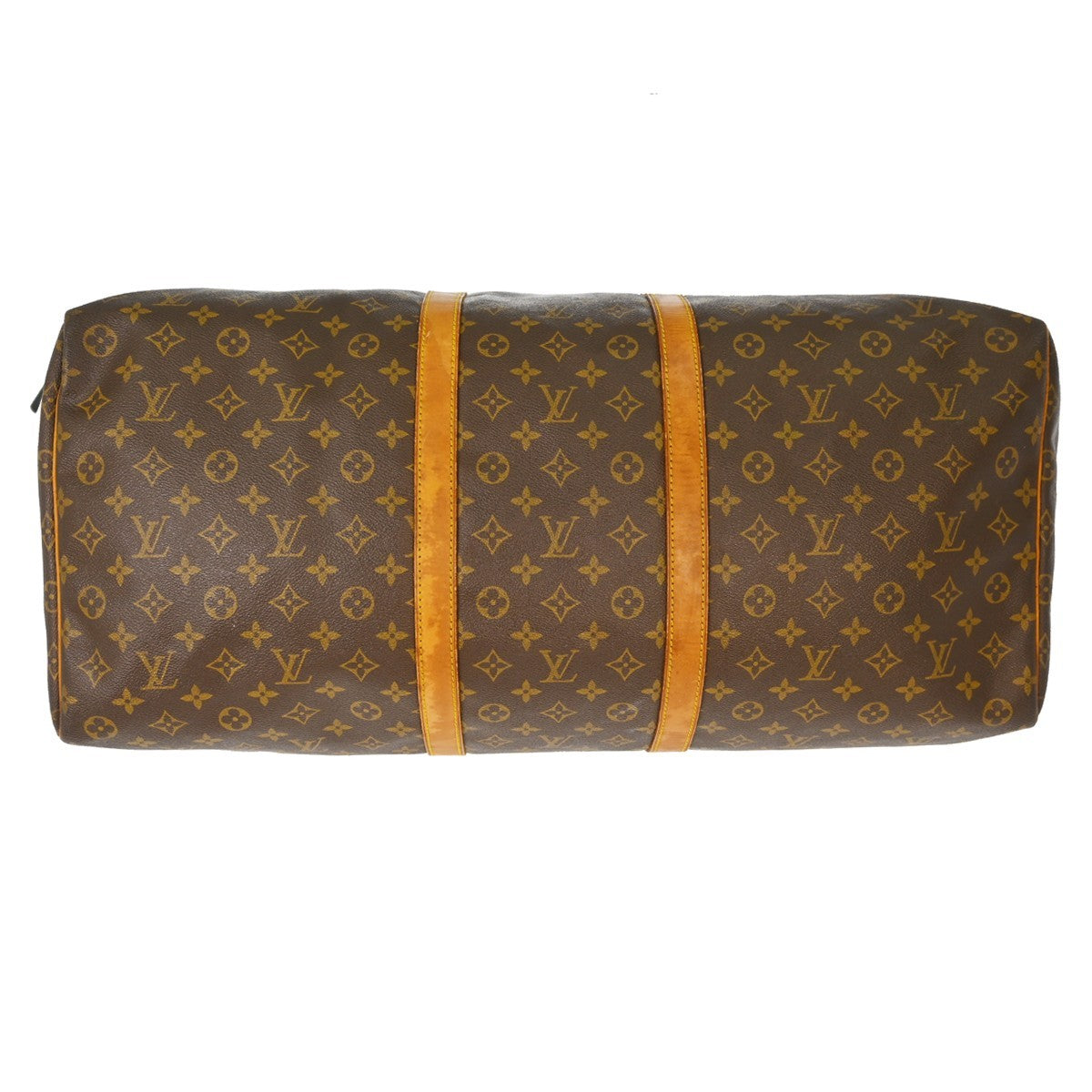 Louis Vuitton Keepall Bag Monogram Canvas Brown Canvas Travel Bag Bag (Pre-Owned)