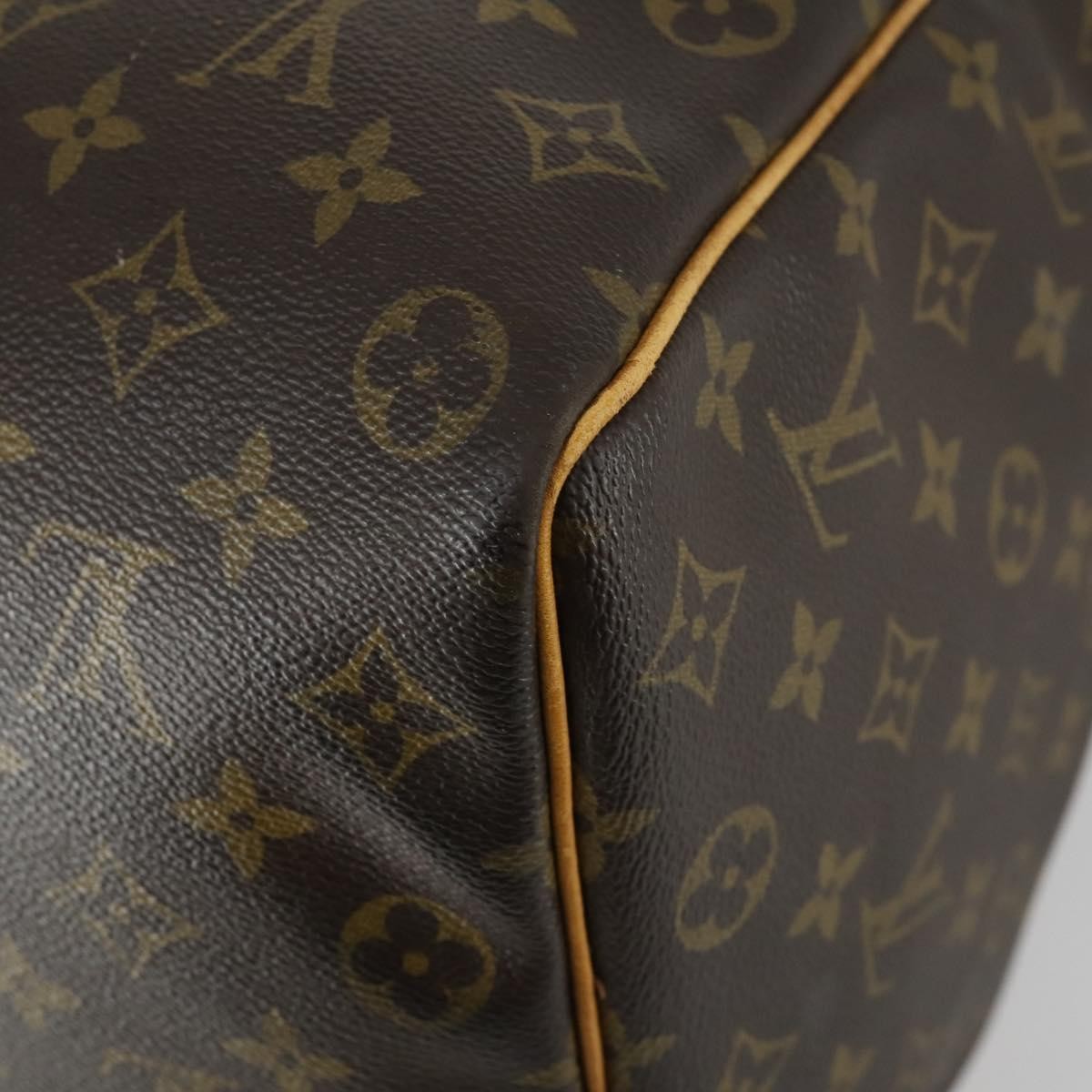 Louis Vuitton Keepall Bag Monogram Canvas Brown Canvas Travel Bag Bag (Pre-Owned)