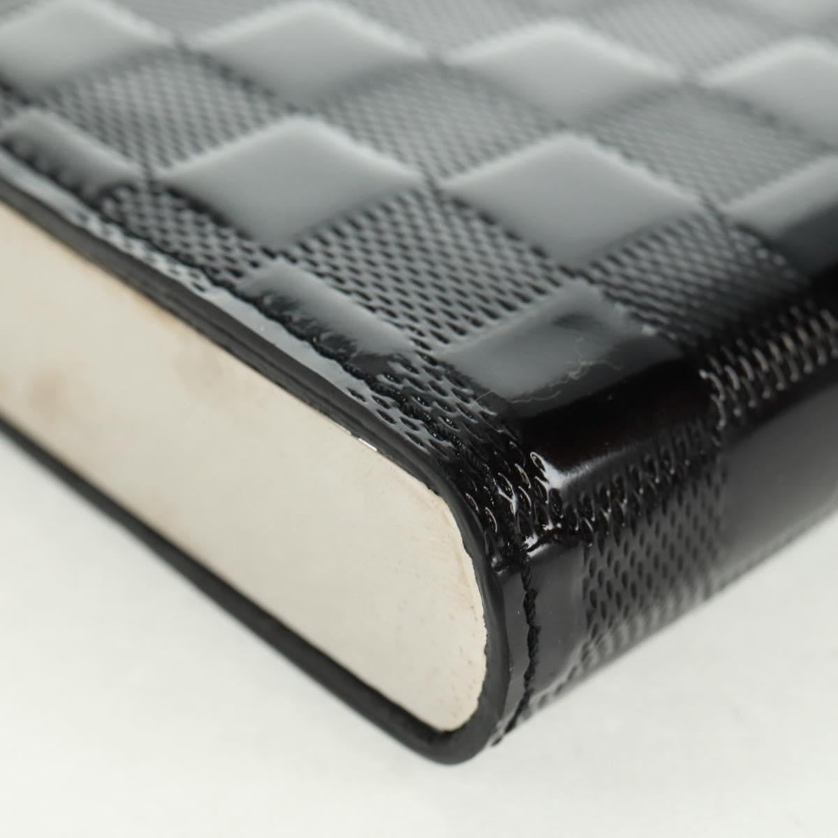Louis Vuitton Saint Ange Handbag Damier Vernis Black Patent_Leather Handbag (Pre-Owned)