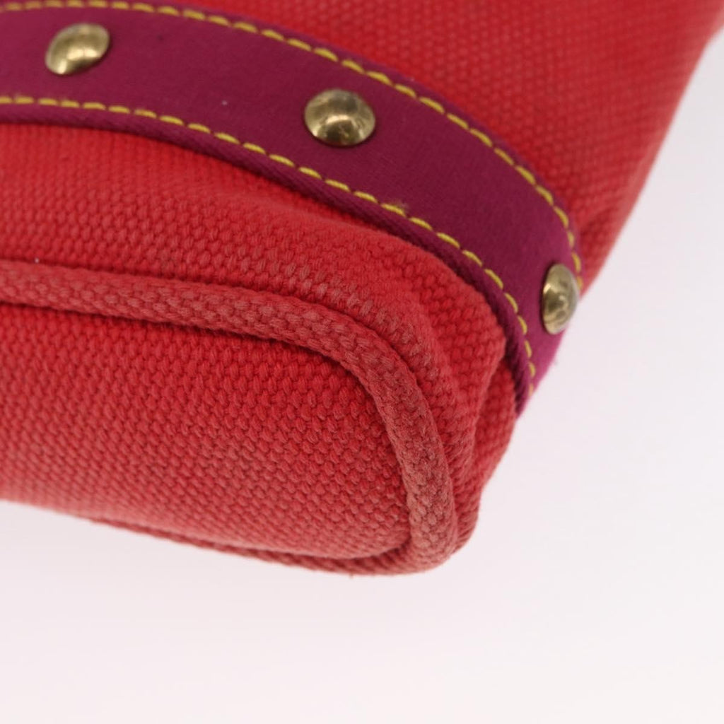 Louis Vuitton Antigua Tote Canvas Red Canvas Tote Bag Bag (Pre-Owned)