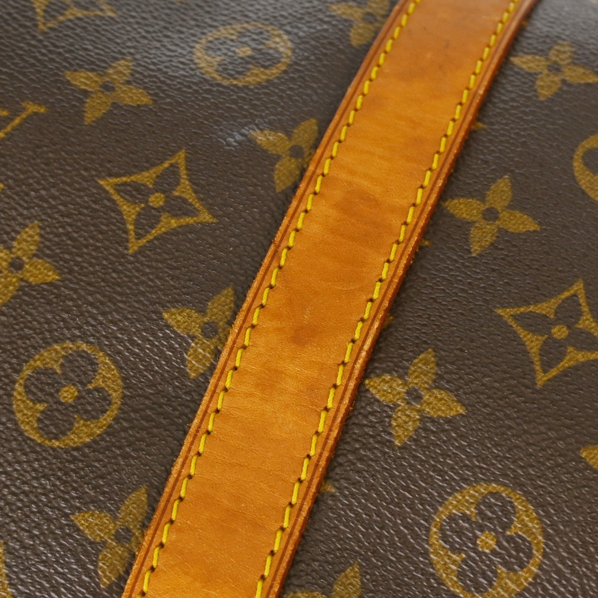 Louis Vuitton Keepall Bag Monogram Canvas Brown Canvas Travel Bag Bag (Pre-Owned)